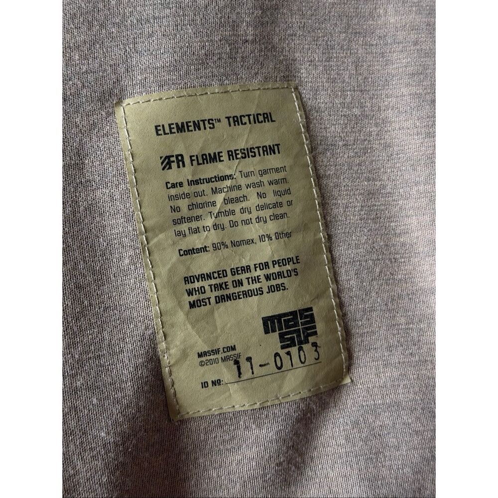 Massif Elements Jacket Tactical Tan Military Full… - image 7